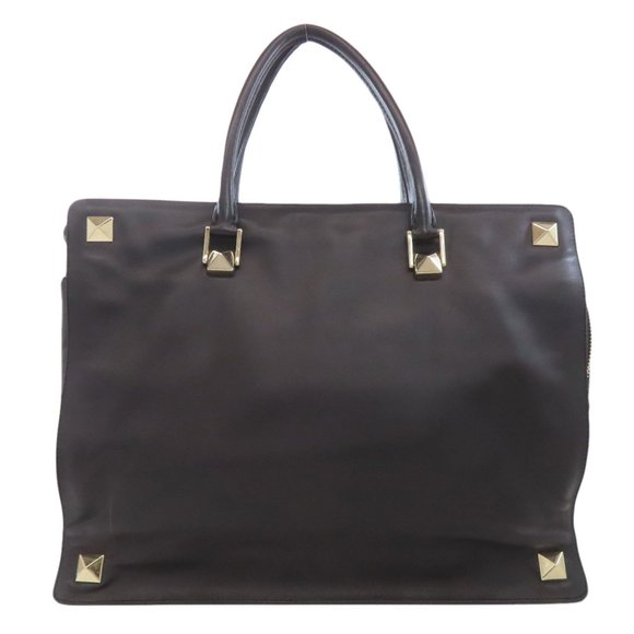 Valentino Studded Tote Bag in Calfskin Leather for Women VALENTINO - Picture 1 of 11